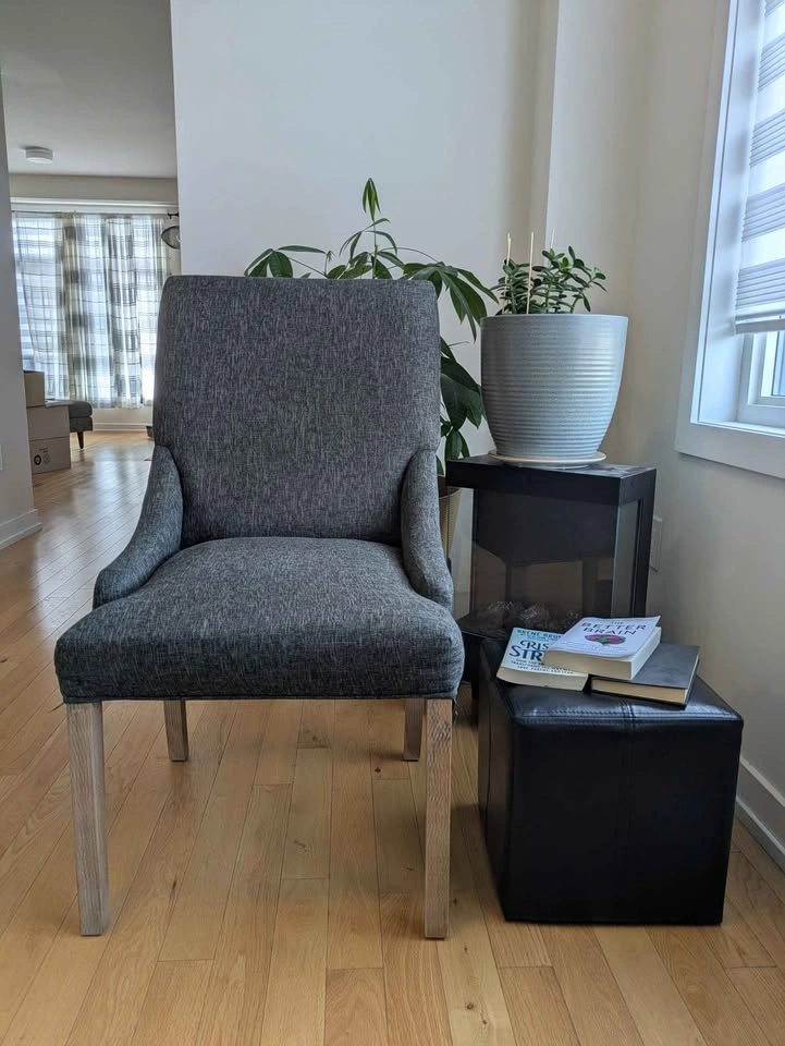 Cushioned Grey Dining/Office Chair - photo 2