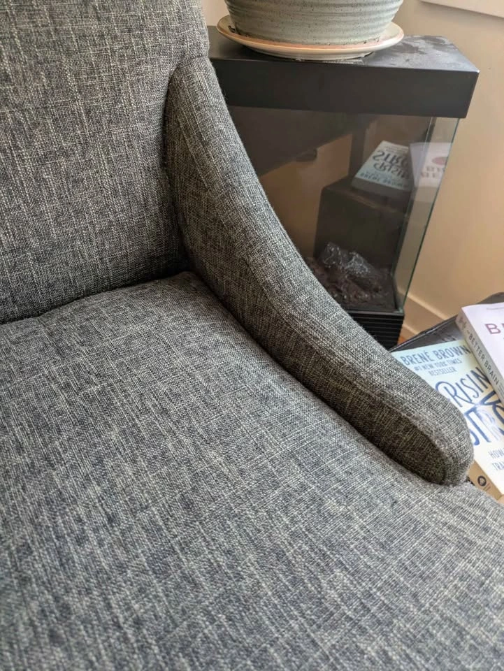 Cushioned Grey Dining/Office Chair - photo 3