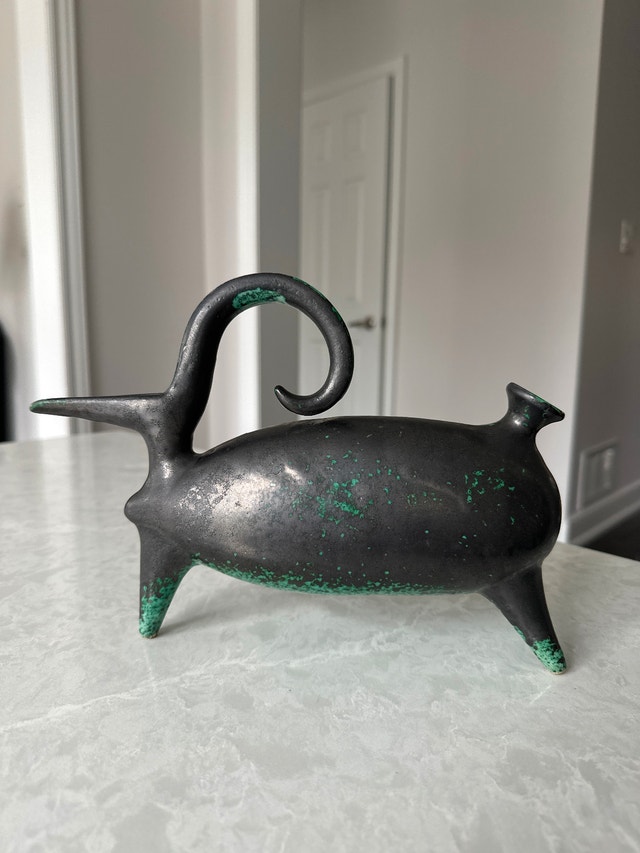 Mid-Century Modern ceramic pitcher - photo 2