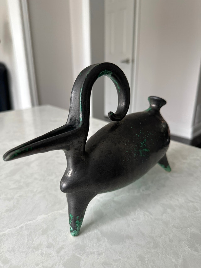 Mid-Century Modern ceramic pitcher - photo 3