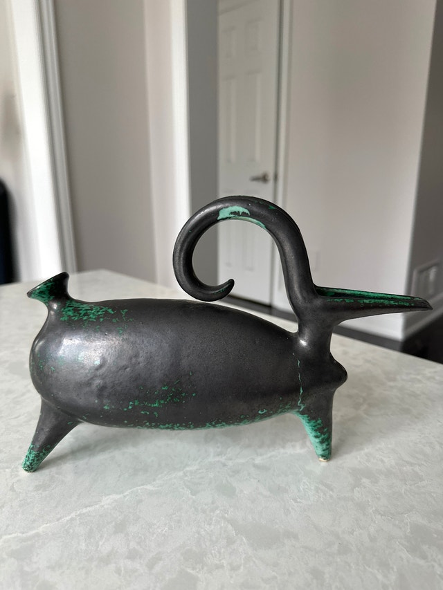 Mid-Century Modern ceramic pitcher - photo 5