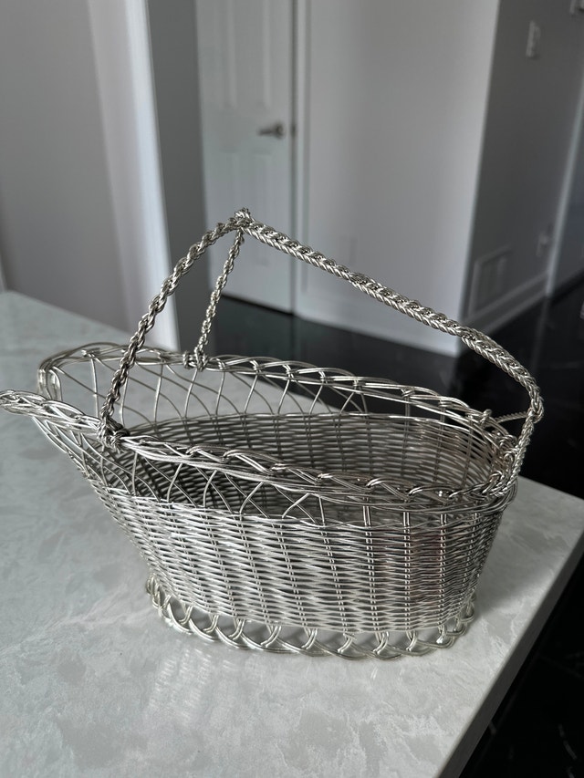 Vintage silver-plated wine bottle holder - photo 2