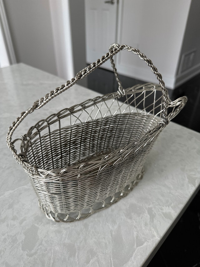 Vintage silver-plated wine bottle holder - photo 4