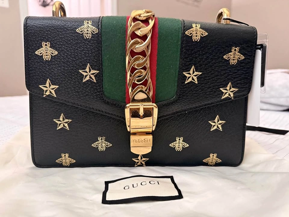 Authentic Gucci Sylvie Bee Star Bag