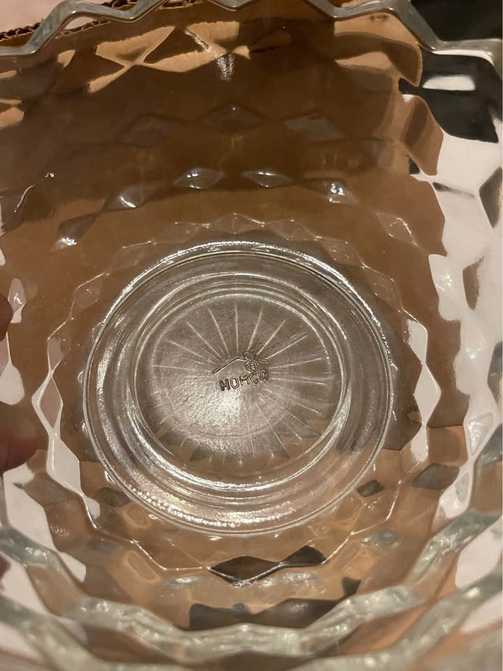 Fairy Lamp Home Interiors Globe Faceted Nite Light Clear Glass 5 - photo 3