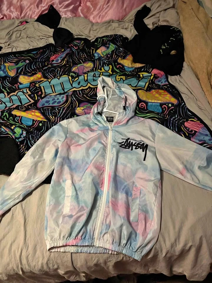 Stüssy Tie-Dye Windbreaker Hoodie