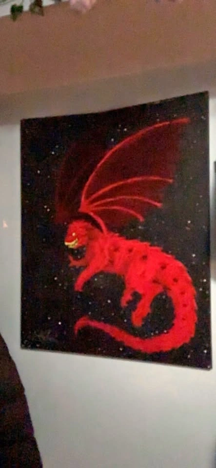 Red Dragon Painting