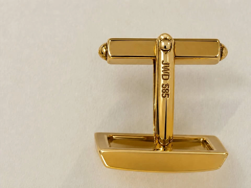 Vintage 14K Two-Tone Gold Cufflinks (585 Hallmarked) – 13g - photo 2