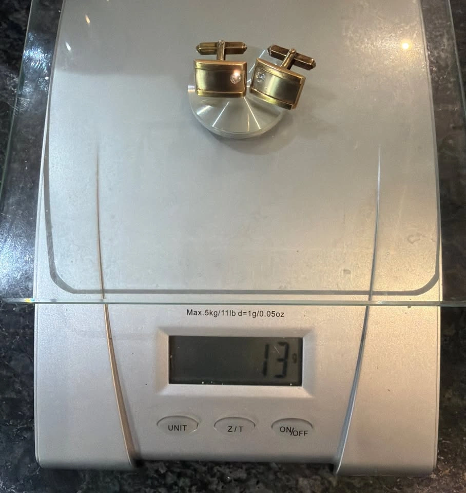 Vintage 14K Two-Tone Gold Cufflinks (585 Hallmarked) – 13g - photo 4