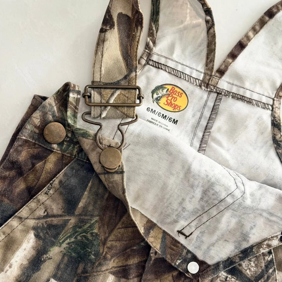 Bass Pro Shops Infant Camo Overalls (Size 6M) - photo 3