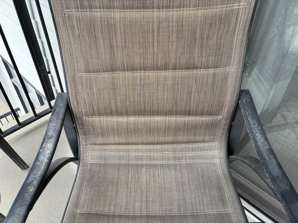Pair of Outdoor Sling Patio Chairs - photo 2