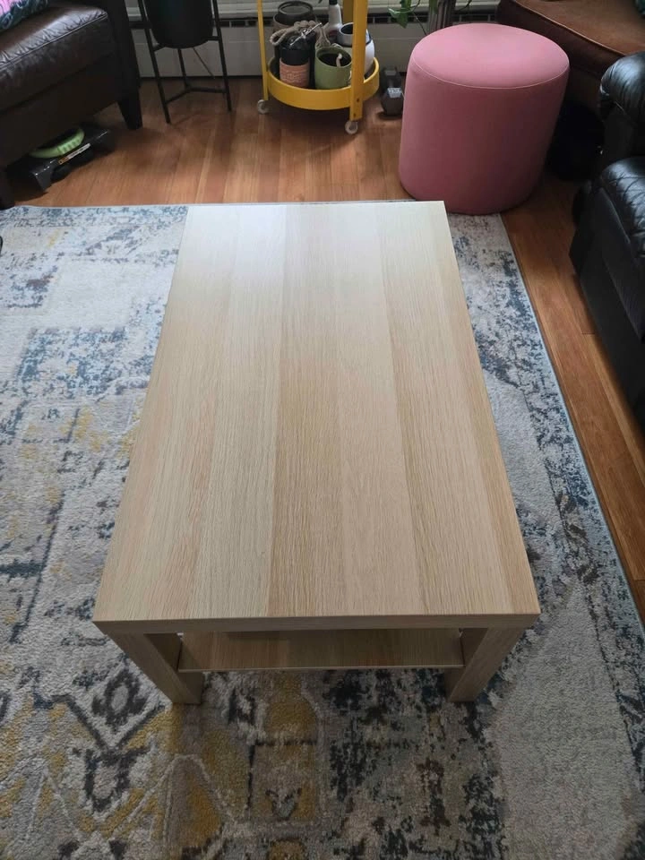 Ikea Lack coffee table (white stained oak) - photo 3
