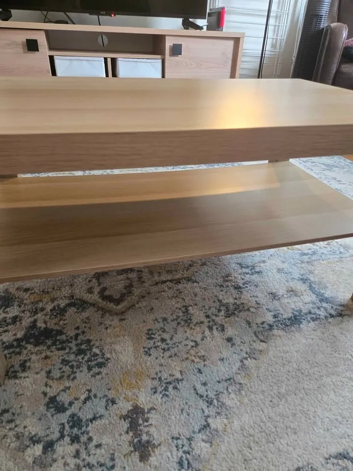 Ikea Lack coffee table (white stained oak) - photo 4
