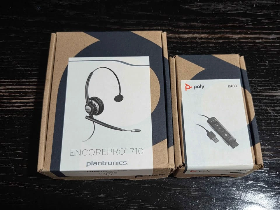 Plantronics Headset and Amplifier