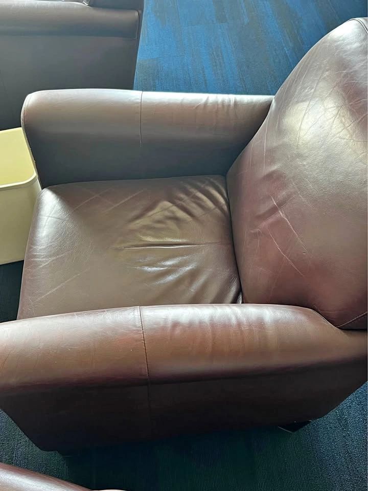 Brown Leather Armchair