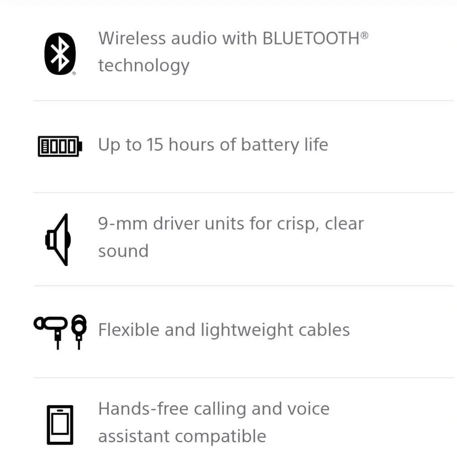 Sony WI-C310 Wireless Stereo Headset - photo 3
