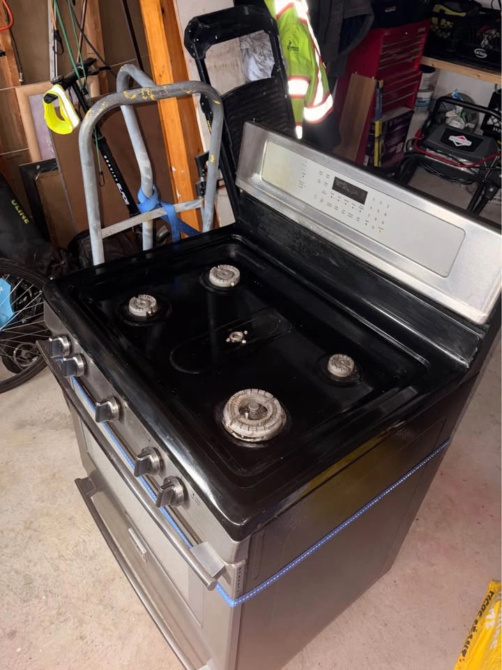 Frigidaire Stainless Steel Gas Range Oven - $200 OBO - photo 3