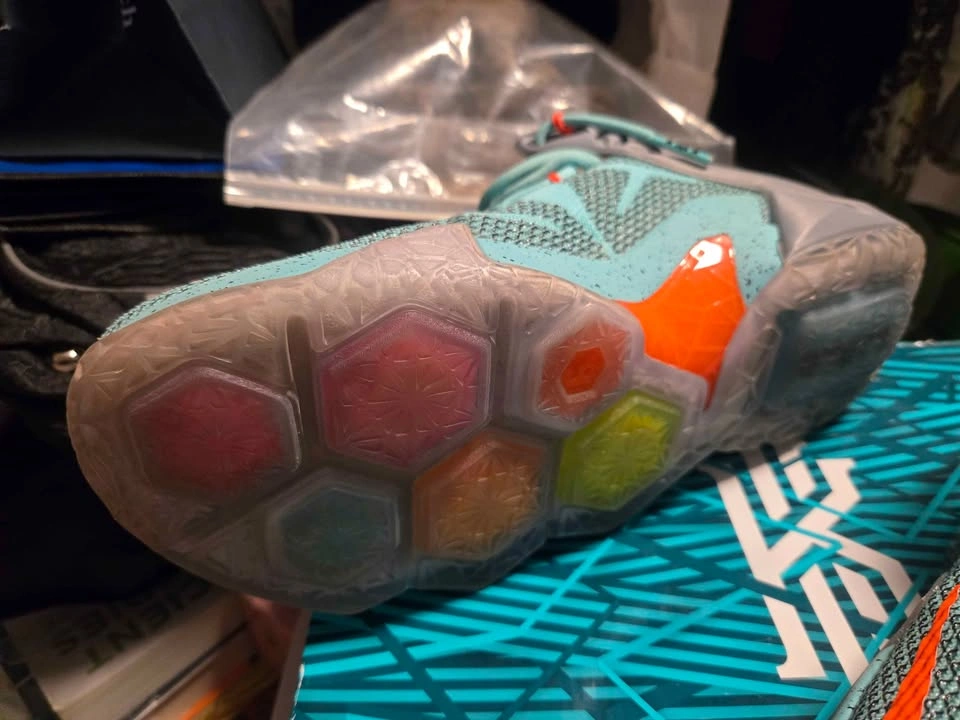 Nike LeBron 12 'What The' in size 10 - photo 2