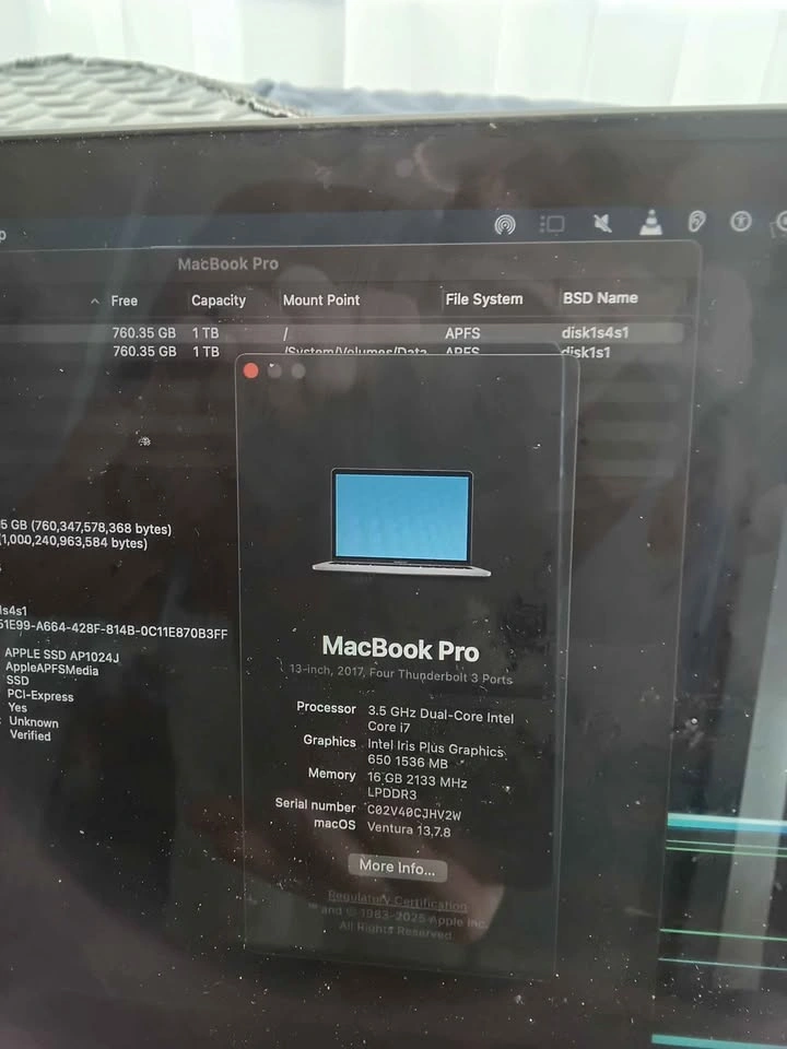 MacBook Pro 13" i7 • 16GB RAM • 1TB SSD • Excellent Battery - photo 3