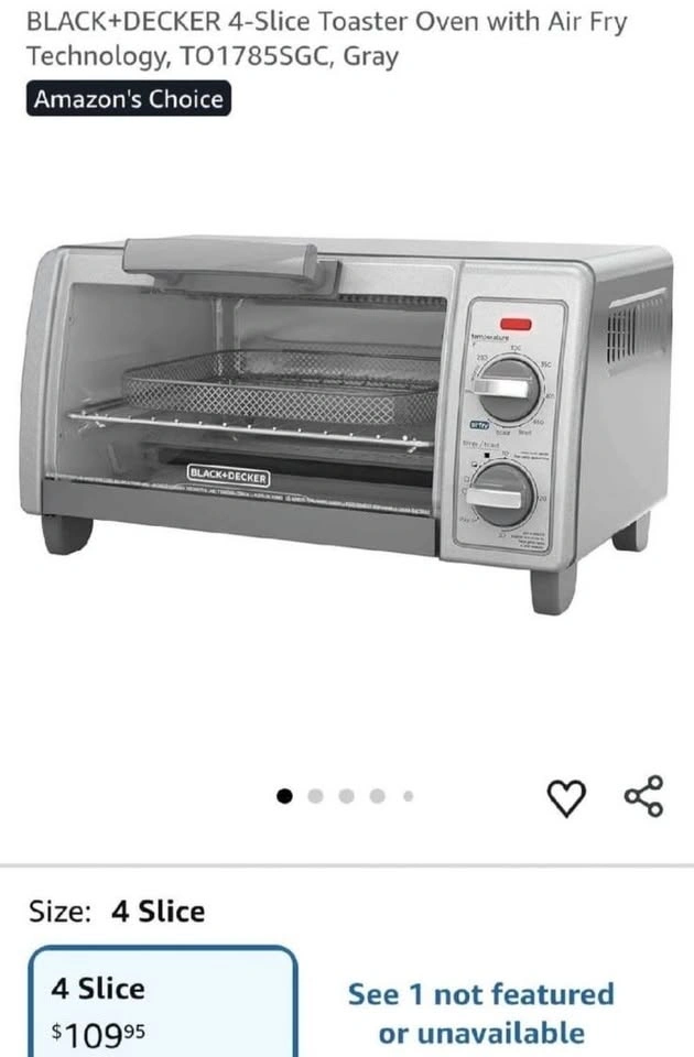 4-Slice Toaster Oven - Brand New in Box - photo 2