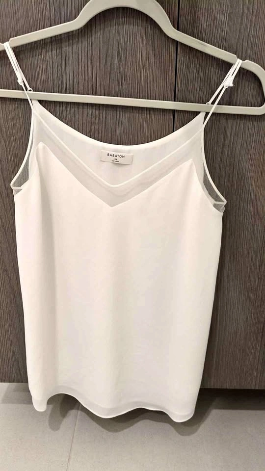 Aritzia babaton Galen mesh tank top
