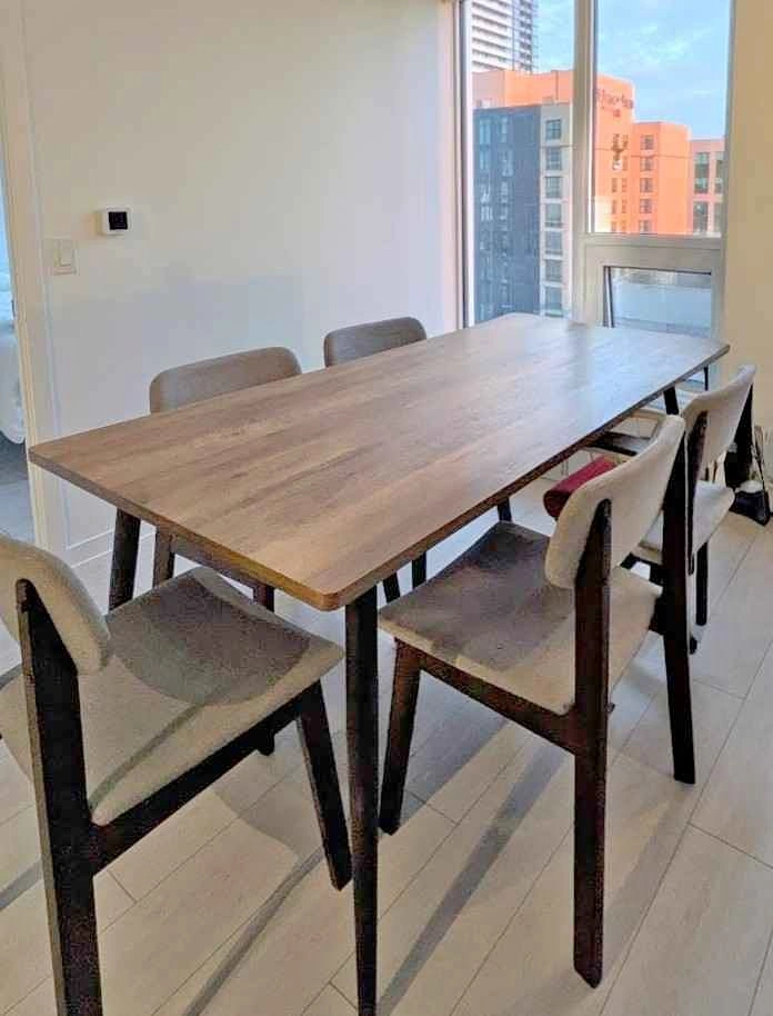 Wooden Rustic Dining Table Only