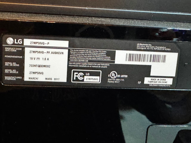 LG 27MP58VQ-P - LED monitor - Full HD (1080p) - 27" - photo 3