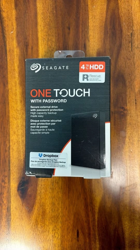 Seagate 4TB One Touch External Hard Drive