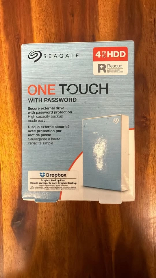 Seagate 4TB One Touch External Hard Drive - photo 2