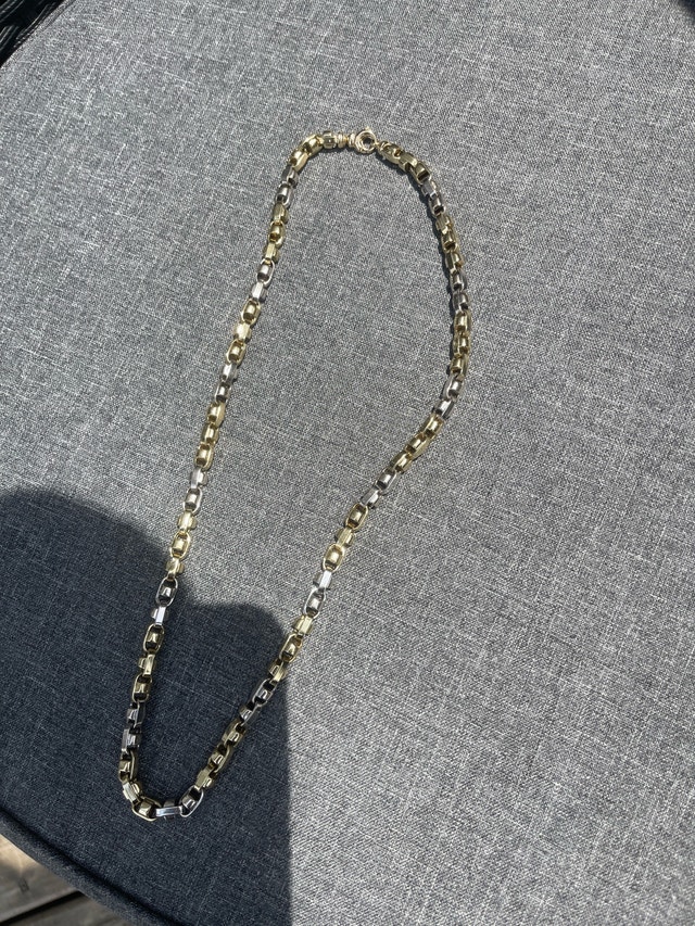 10k Gold Two Tone Chain