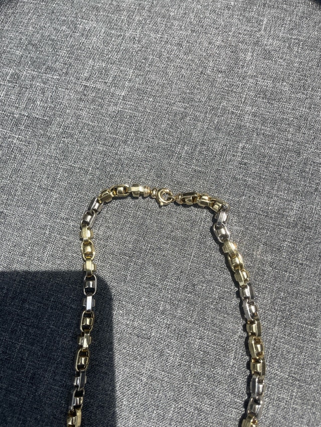 10k Gold Two Tone Chain - photo 2