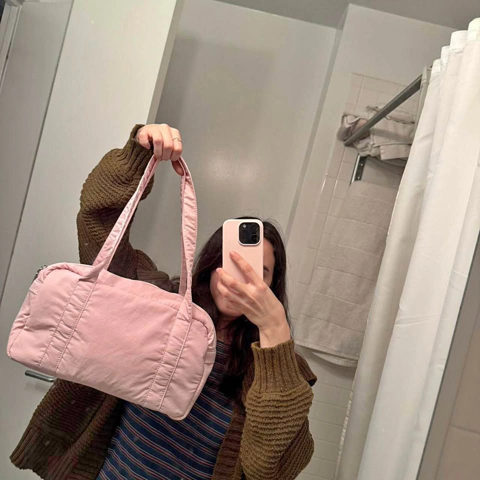 Nylon Pink Ballet Core Bag with AirPod Case