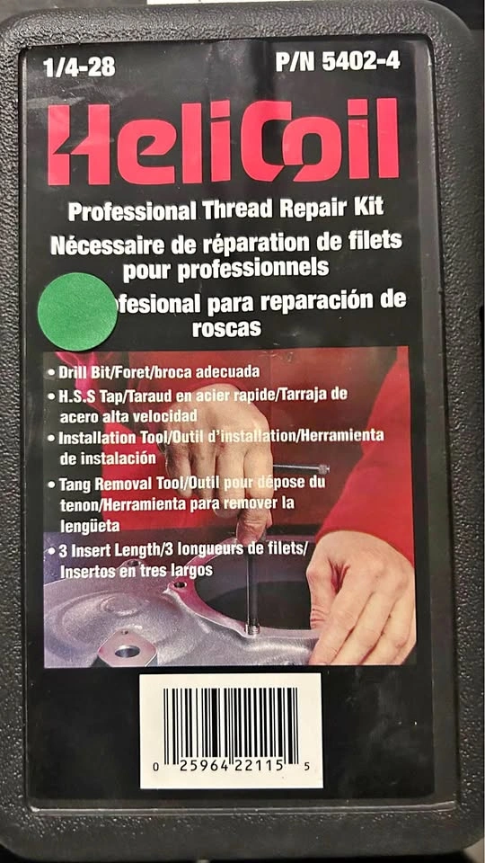HeliCoil Professional Thread Repair Kit 1/4-28 P/N 5402-4