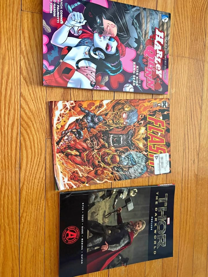 DC and Marvel Graphic Novel Comic Book Lot