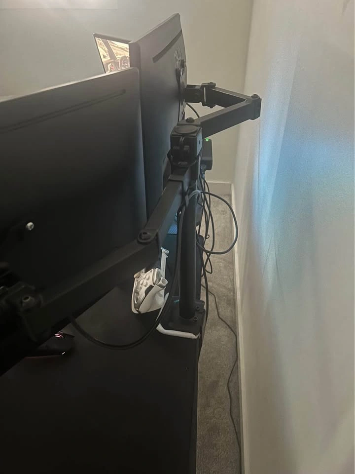 Desk, Chair & Dual Monitors - photo 2
