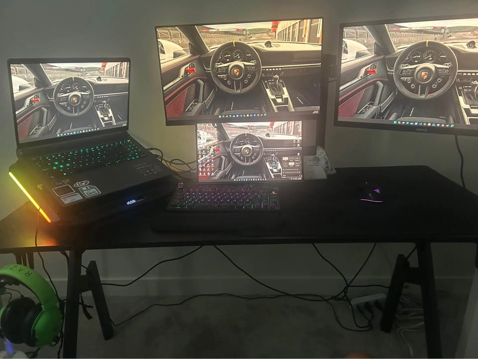 Desk, Chair & Dual Monitors - photo 3