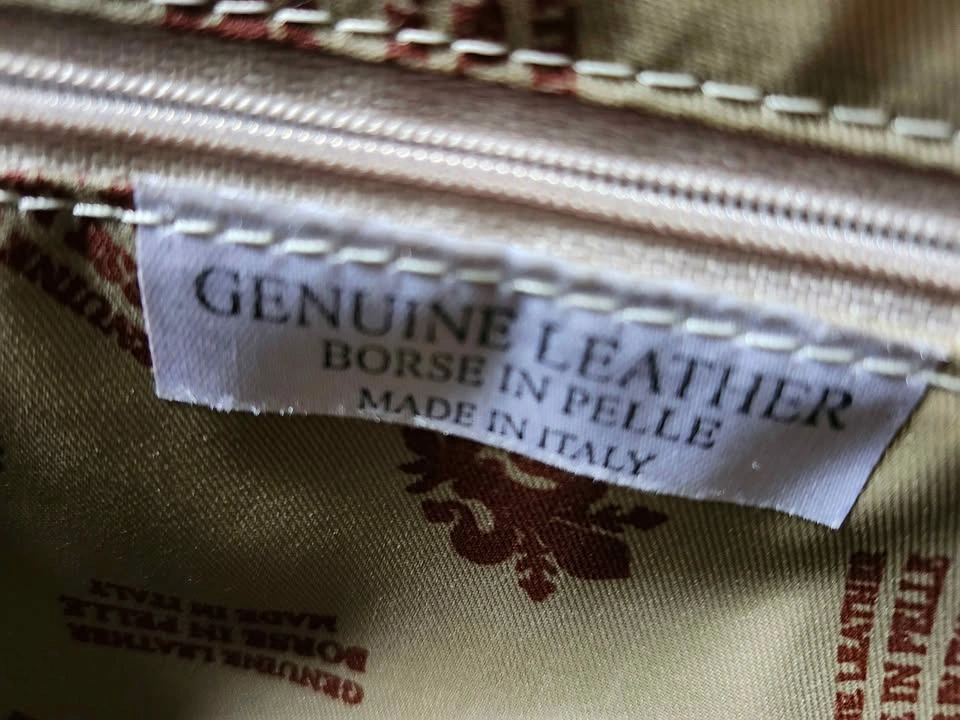 Brown Vera Pelle Genuine Italian Leather Handbag - photo 2