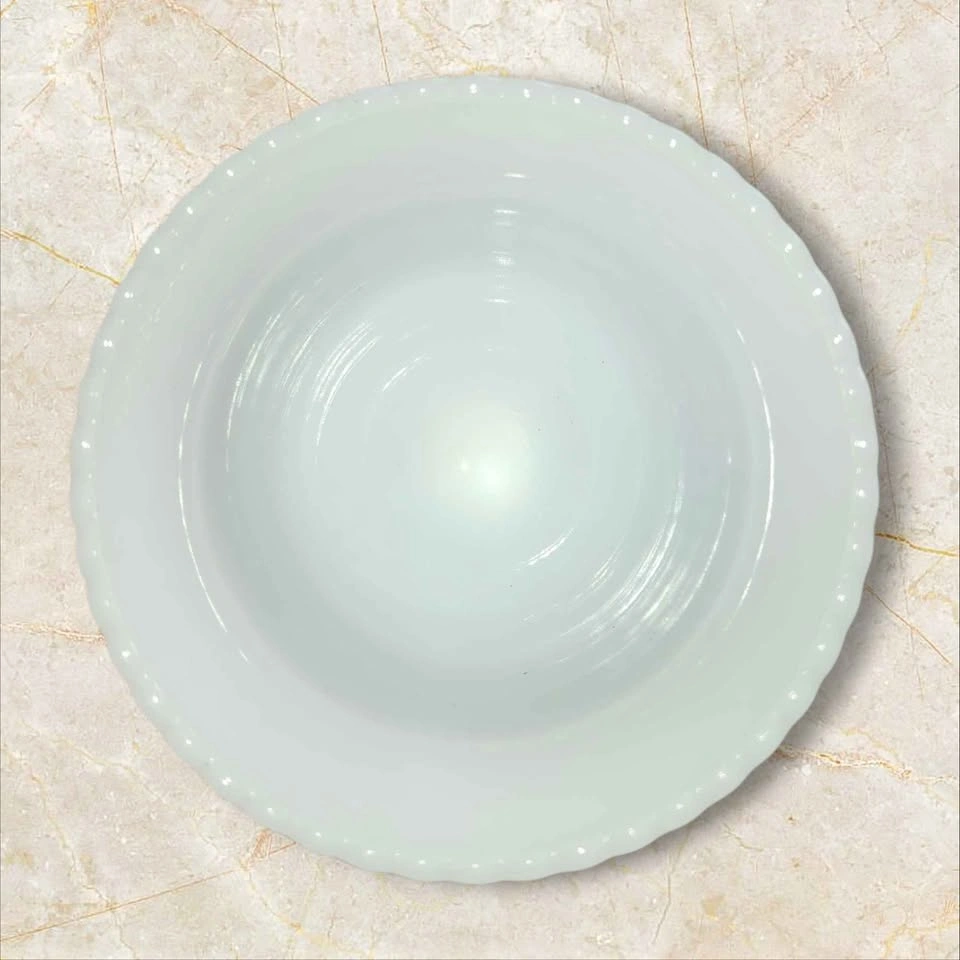 E.O. Brody Co. M3000 Vintage Pedestal Milk Glass Vase/Bowl - photo 3