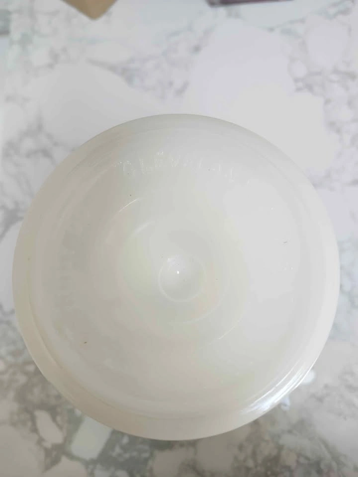 E.O. Brody Co. M3000 Vintage Pedestal Milk Glass Vase/Bowl - photo 5