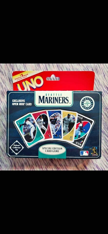 2003 Mattel UNO Seattle Mariners Special Edition Collector Tin