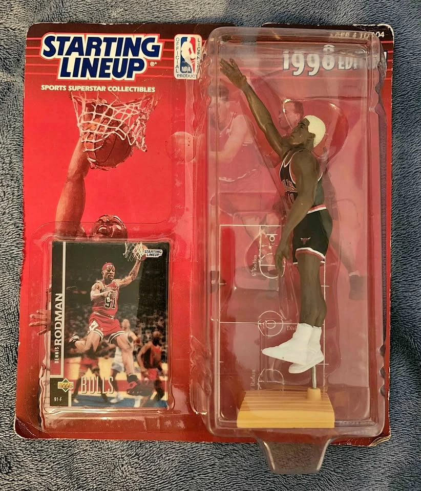 1998 NBA Chicago Bulls Dennis Rodman Action Figure