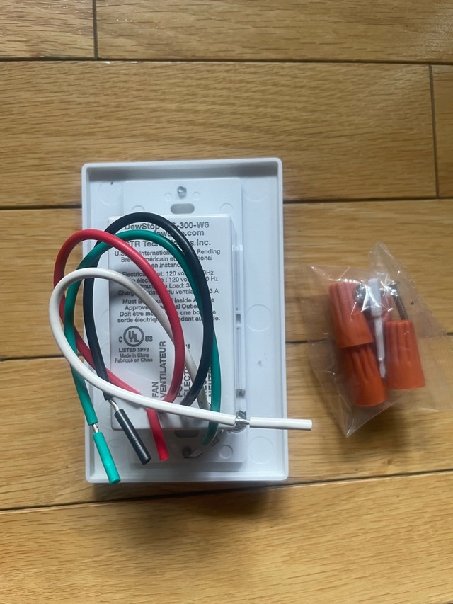 DewStop FS-300-W6 Bathroom Fan Humidity Sensor - photo 3