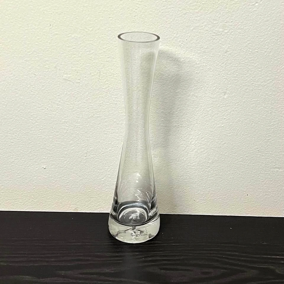 Glass 10” Bud Vase