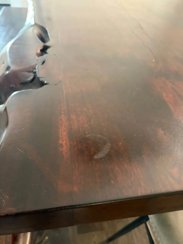 Solid Acacia Wood Live Edge Dining Table + Matching Bench - photo 4