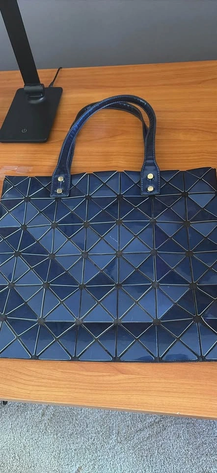 Geometric patent shoulder bags 1 Navy Blue, 1 Black - photo 2