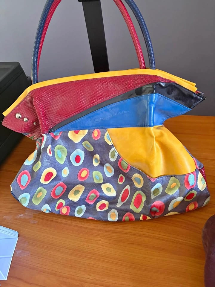 Colorful Cirque du Soleil shoulder bag