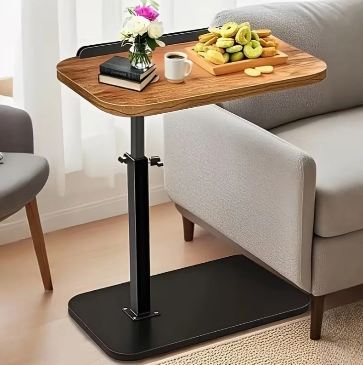 Modern Heavy-Duty Adjustable C-Shaped Side Table - photo 2