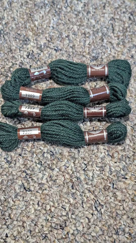 DMC Laine Colbert Tapestry Wool Skeins, Color 7389 - Set of 4