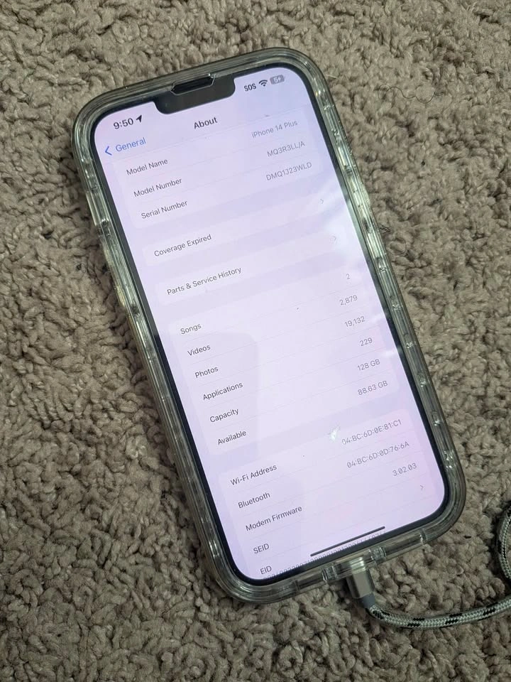 Apple iPhone 14 Plus 128GB - network locked - photo 2