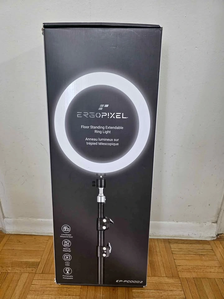 ERGOPixel EP-PC0002 Floor Standing Extendable Ring Light